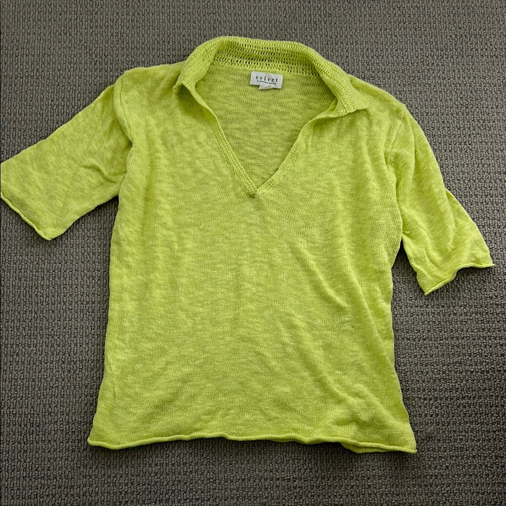 Velvet by Graham & Spencer knit polo